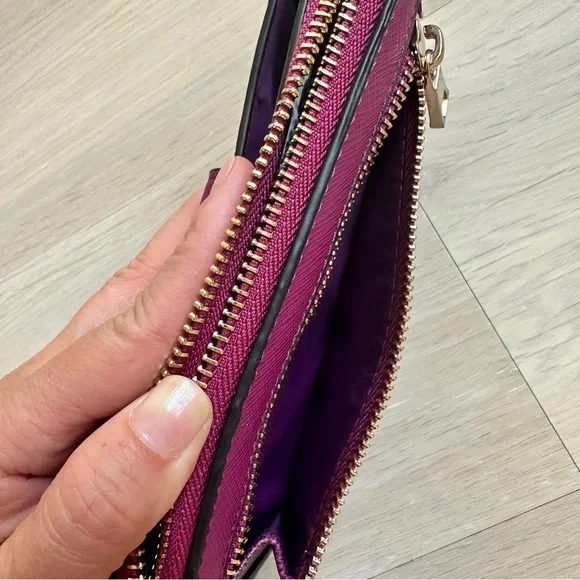 Michael Kors Magenta Wristlet Clutch Wallet - Picture 3 of 5